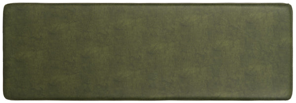 Safavieh Chase Faux Leather Bench Dark Green Black BCH6204C 889048651166