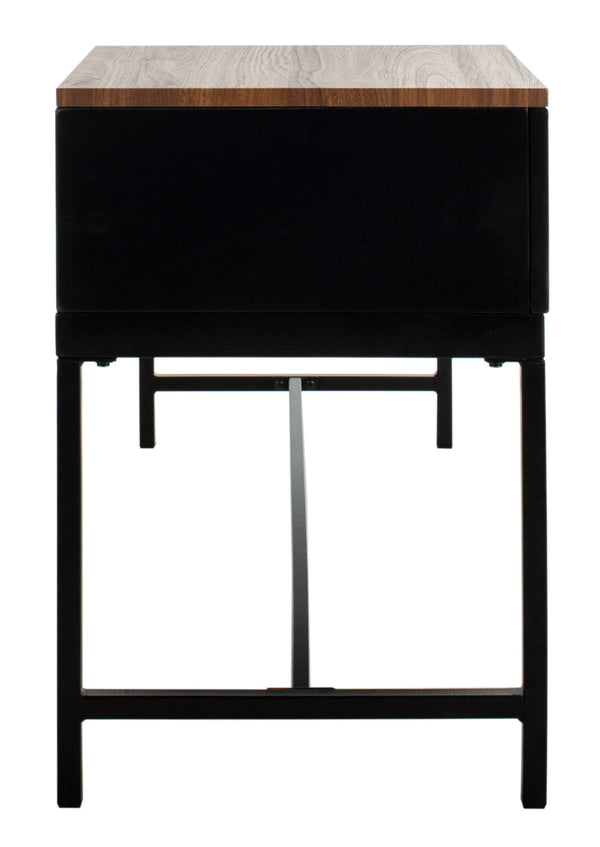 Safavieh Maruka Bench With Storage Brown / Brown Wood/Pu/Metal BCH6401C 889048503267