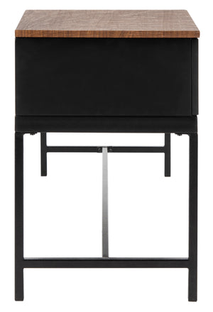 Safavieh Maruka Bench With Storage Grey Wash / Dark Green Wood/Pu/Metal BCH6401D 889048503274