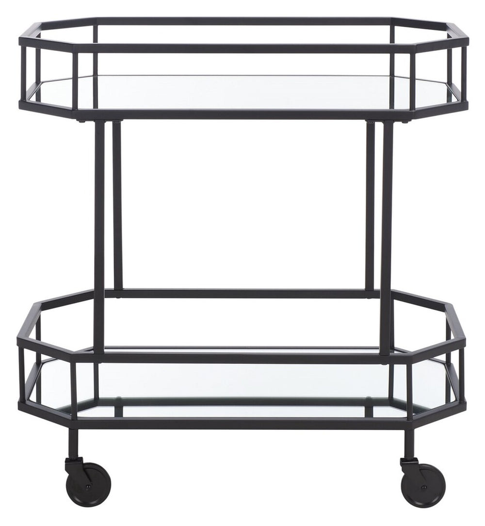 Safavieh Silva 2 Tier Octagon Bar Cart BCT8004D