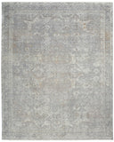 Nourison Starry Nights STN03 Farmhouse & Country Machine Made Loom-woven Indoor Area Rug Silver/Cream 8' x 10' 99446737564