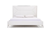 VIG Furniture Queen Modrest Candid Modern White Bedroom Set VGVCBD1109-SET-Q