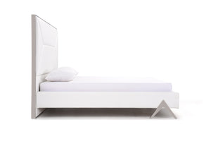 VIG Furniture Eastern King Modrest Candid Modern White Bed VGVCBD1109-EK