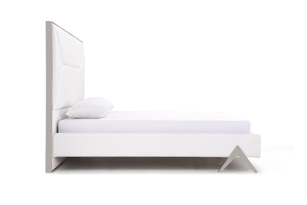 VIG Furniture Eastern King Modrest Candid Modern White Bed VGVCBD1109-EK