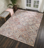 Nourison Linked LNK01 Painterly Handmade Tufted Indoor only Area Rug Multicolor 8' x 10'6" 99446384010