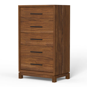 Nova Chest in Honey Maple - Fully Assembled Mahogany with Felt-Lined Drawer & Dovetail Construction
