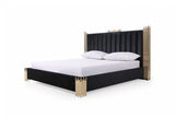 VIG Furniture Modrest Token Modern Black & Gold Bed VGVCBD815-BED