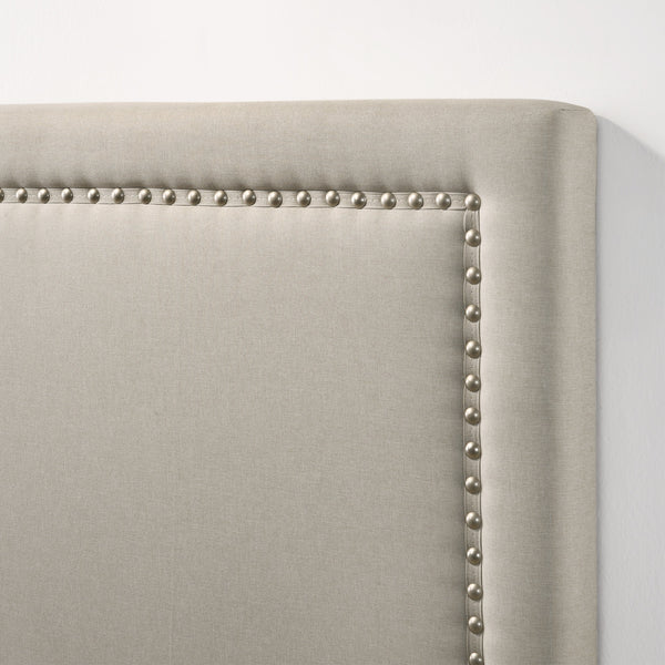 Intercon Zion Modern Upholstered Queen Bed UB-BR-ZONQEN-FOG-C UB-BR-ZONQEN-FOG-C