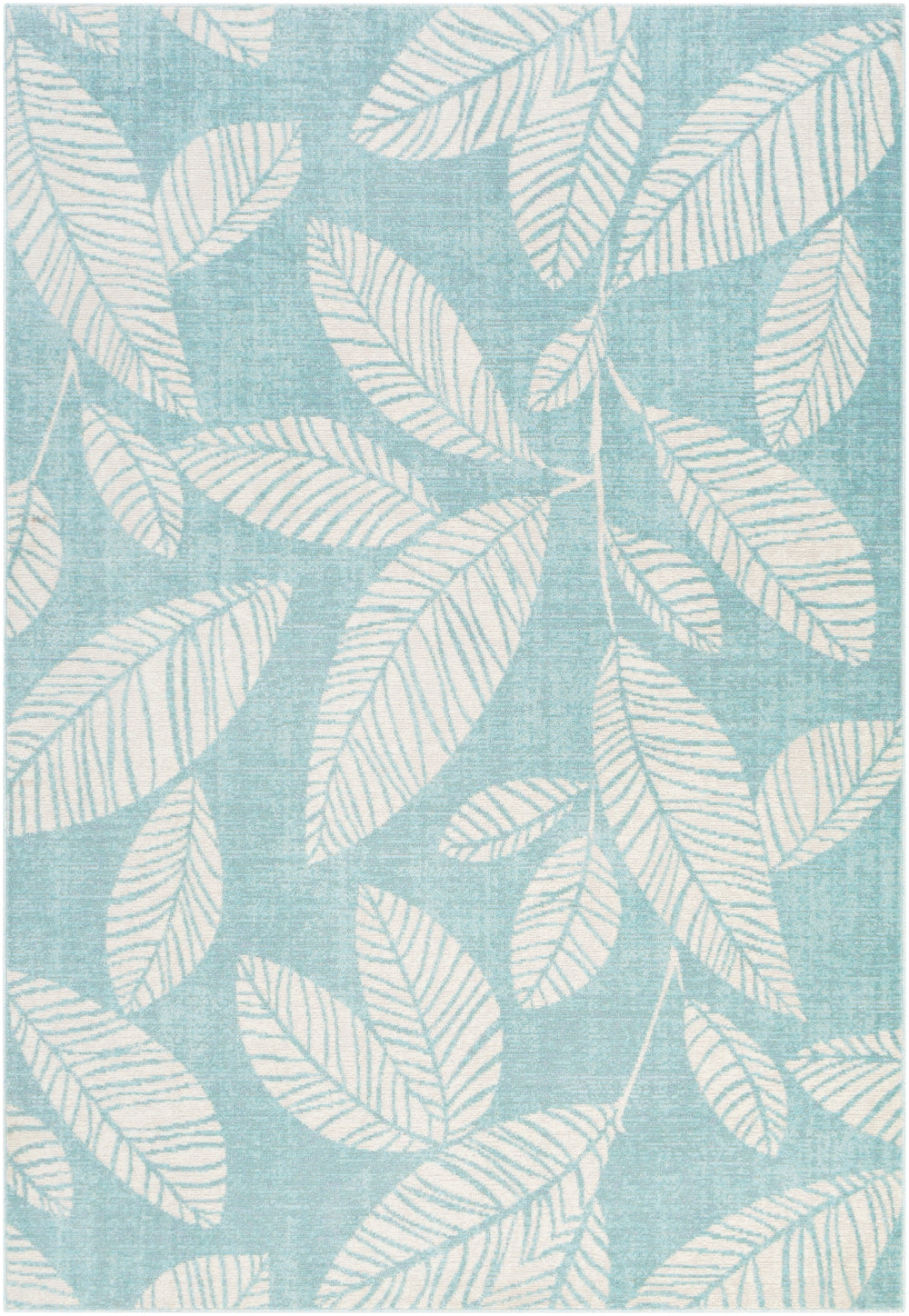 Bodrum BDM-2323 Coastal Polypropylene Rug BDM2323-81012 Aqua, Taupe, Beige 100% Polypropylene 8'10" x 12'