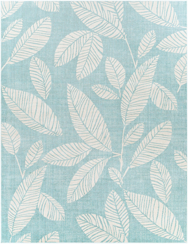 Bodrum BDM-2323 Coastal Polypropylene Rug BDM2323-71010 Aqua, Taupe, Beige 100% Polypropylene 7'10" x 10'