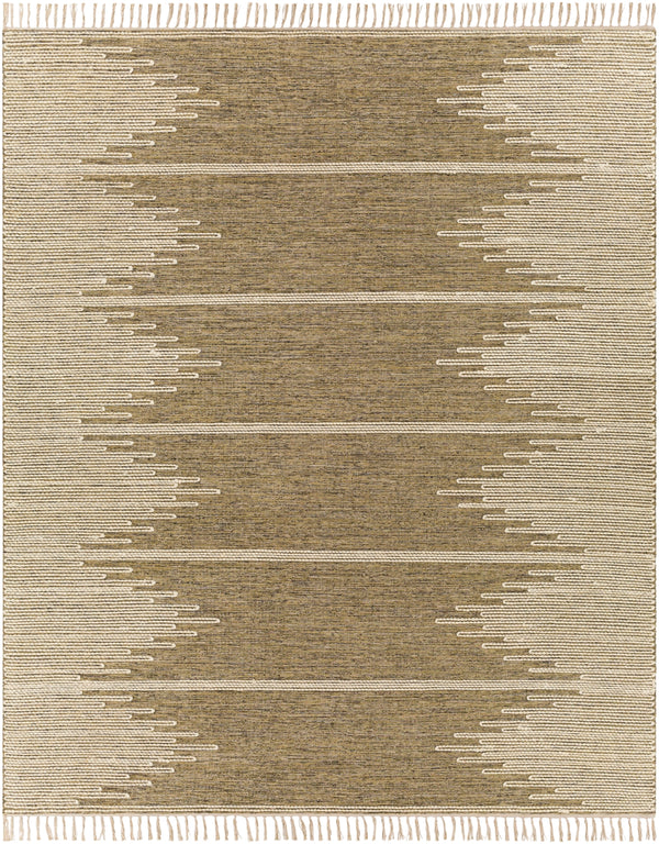 Bedouin BDO-2322 Global Cotton, Wool Rug BDO2322-810 Taupe, Black, Cream 70% Cotton, 30% Wool 8' x 10'