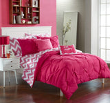 Louisville Fuchsia Twin X-Long 7pc Comforter Set