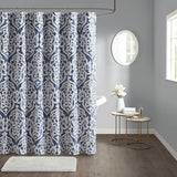 Madison Park Odette Traditional 100% Polyester Jacquard Shower Curtain MP70-6876