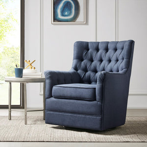 Madison Park Mathis Traditional Swivel Glider Chair MP103-0935