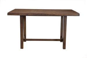 Alpine Furniture Emery Pub Height Dining Table, Walnut 2929-04 Walnut Rubberwood & Acacia Solids + MDF 64 x 38 x 36