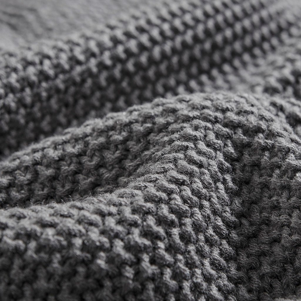 Bree Knit Mid-Century 100% Acrylic Knitted Blanket