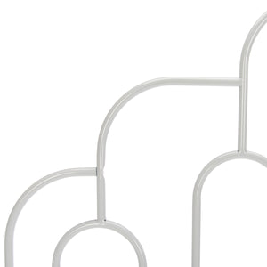 Paloma Metal Retro Bed - Luxurious Design with Sinuous Curves, Perfect for Any Bedroom Décor