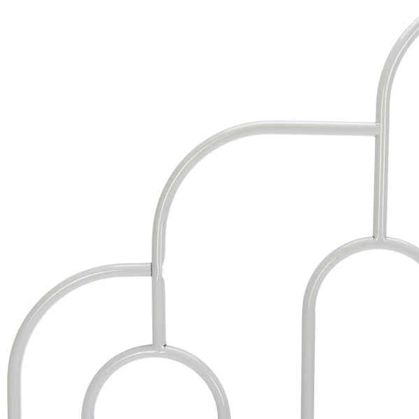 Paloma Metal Retro Bed - Luxurious Design with Sinuous Curves, Perfect for Any Bedroom Décor