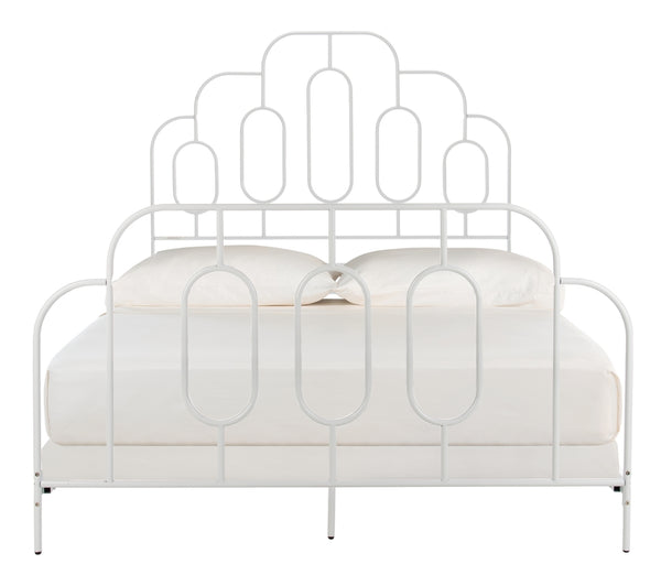 Paloma Metal Retro Bed - Luxurious Design with Sinuous Curves, Perfect for Any Bedroom Décor