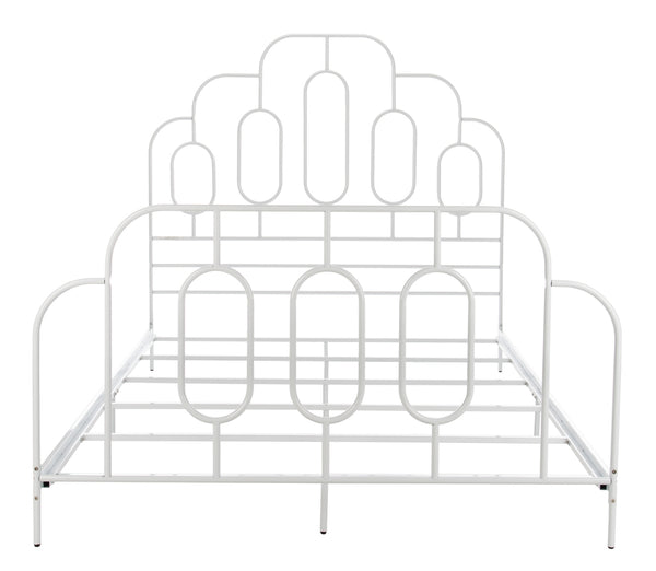 Paloma Metal Retro Bed - Luxurious Design with Sinuous Curves, Perfect for Any Bedroom Décor