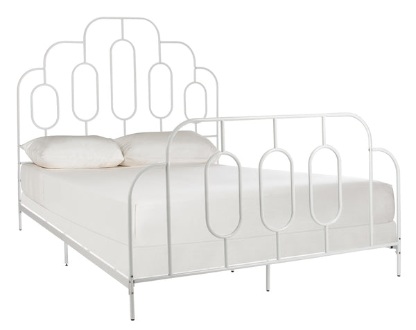 Paloma Metal Retro Bed - Luxurious Design with Sinuous Curves, Perfect for Any Bedroom Décor