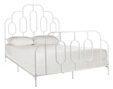 Safavieh Paloma Metal Retro Full Bed White BED6201B-F 889048599567