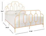 Paloma Metal Retro Bed - Queen Size