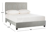 Safavieh Solania Full Bed Grey BED6302A-F 889048571600