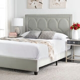 Safavieh Solania Full Bed Grey BED6302A-F 889048571600