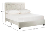 Safavieh Solania Full Bed Creme BED6302C-F 889048586987