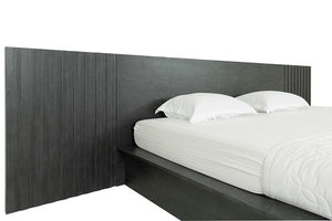 VIG Furniture Modrest Manchester- Contemporary Platform Dark Grey EK Bed VGWD-HLF2-BED-EK