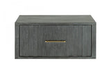 VIG Furniture Modrest Manchester- Contemporary Dark Grey Nightstand VGWD-HLF2-BS1DRA VGWD-HLF2-BS1DRA