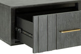 VIG Furniture Modrest Manchester- Contemporary Dark Grey Nightstand VGWD-HLF2-BS1DRA VGWD-HLF2-BS1DRA