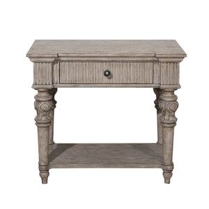 Pulaski Furniture Kingsbury 1 Drawer USB Charging Open Nightstand P167142-PULASKI P167142-PULASKI