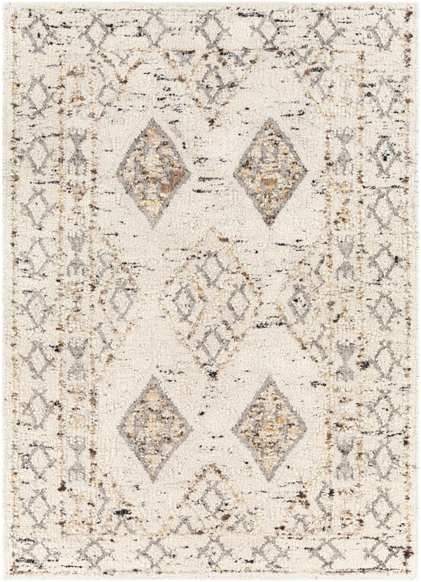 Bremen BEN-2300 Global Wool Rug BEN2300-81012 Cream, Medium Gray, Charcoal, Black, Dark Brown, Butter 100% Wool 8'10" x 12'