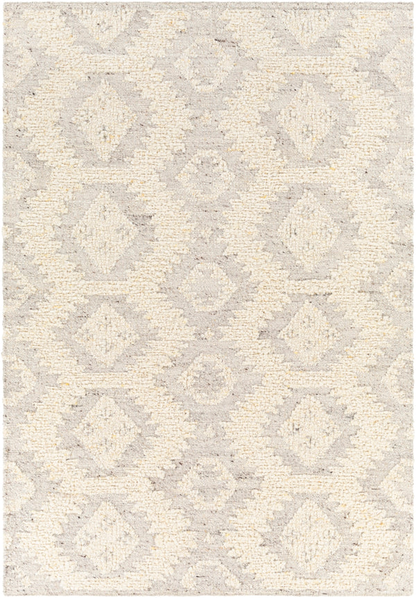Bremen BEN-2306 Global Wool Rug BEN2306-81012 Cream, Light Gray, Dark Brown 100% Wool 8'10" x 12'
