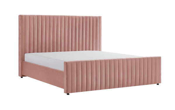 VIG Furniture Queen Modrest Beverly - Modern Mauve Velvet Bed VGJYJY-653-MAU-BED-Q