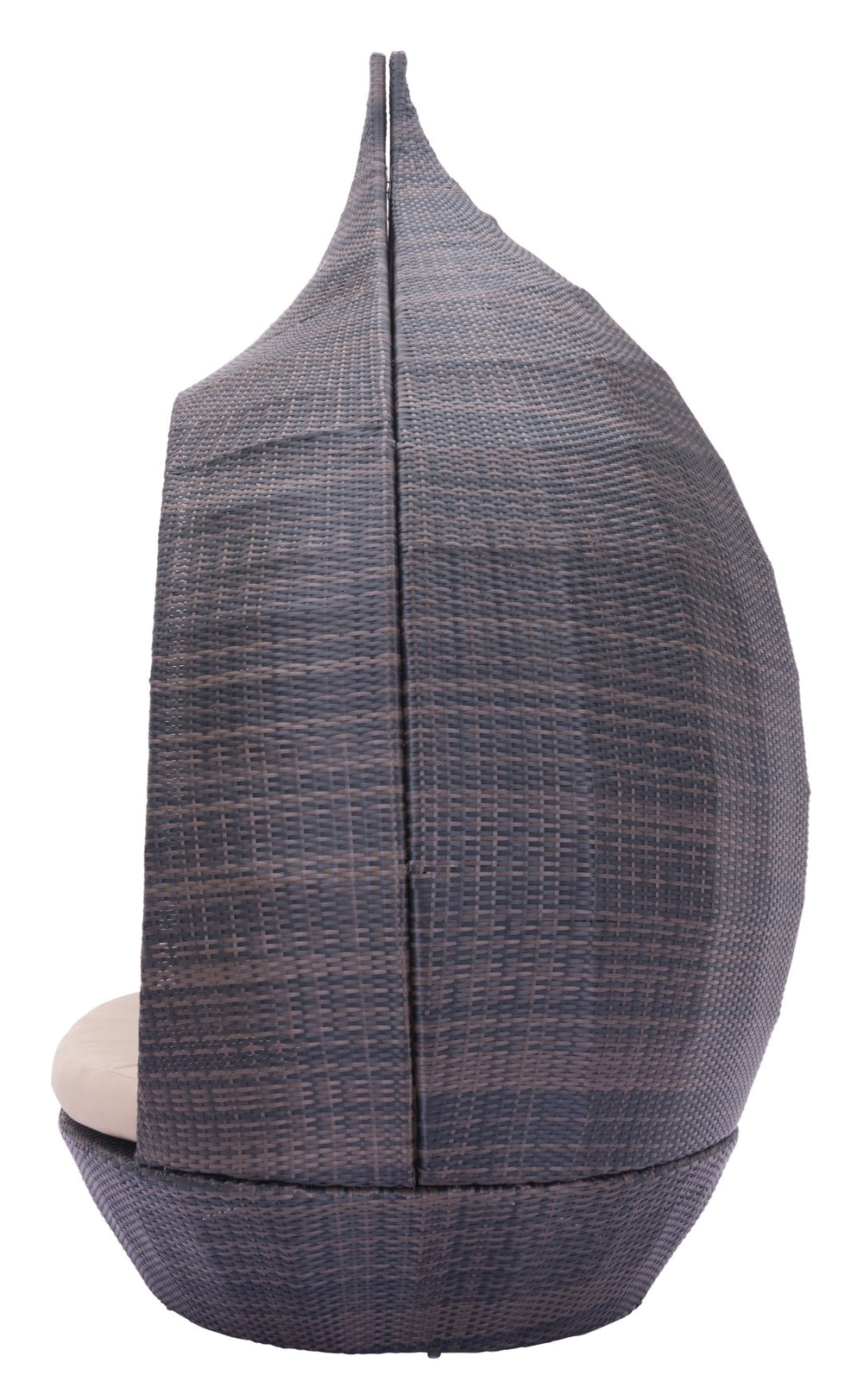 Zuo Modern Martinique 100% Olefin, Aluminum, Polyethylene Modern Commercial Grade Daybed Brown, Beige 100% Olefin, Aluminum, Polyethylene