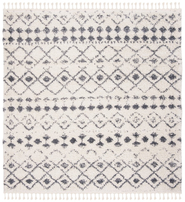 Safavieh Berber Fringe Shag 516 80% Polypropylene + 20% Polyester Power Loomed Shag & Flokati Rug BFG516A-9R