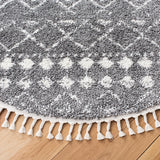 Safavieh Berber Fringe Shag 516 80% Polypropylene + 20% Polyester Power Loomed Shag & Flokati Rug BFG516F-3SQ