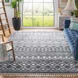 Safavieh Berber Fringe Shag 516 80% Polypropylene + 20% Polyester Power Loomed Shag & Flokati Rug BFG516F-3SQ