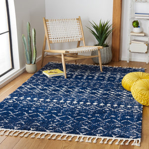 Safavieh Berber Fringe Shag 516 80% Polypropylene + 20% Polyester Power Loomed Shag & Flokati Rug BFG516N-9