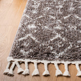 Berber Fringe Shag 516 Shag & Flokati Power Loomed 80% Polypropylene + 20% Polyester Rug Brown / Ivory