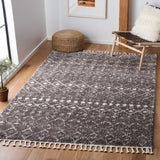 Berber Fringe Shag 516 Shag & Flokati Power Loomed 80% Polypropylene + 20% Polyester Rug Brown / Ivory