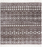 Berber Fringe Shag 516 Shag & Flokati Power Loomed 80% Polypropylene + 20% Polyester Rug Brown / Ivory