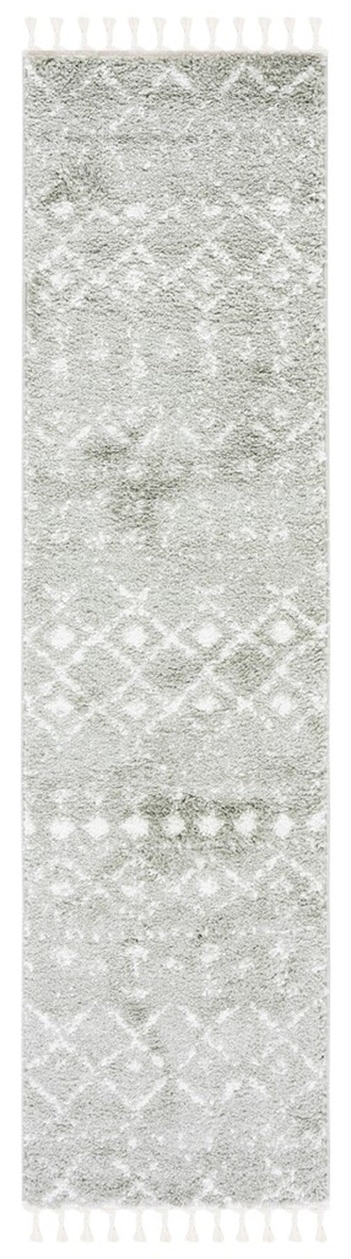 Safavieh Berber Fringe Shag 516 80% Polypropylene + 20% Polyester Power Loomed Shag & Flokati Rug BFG516W-9