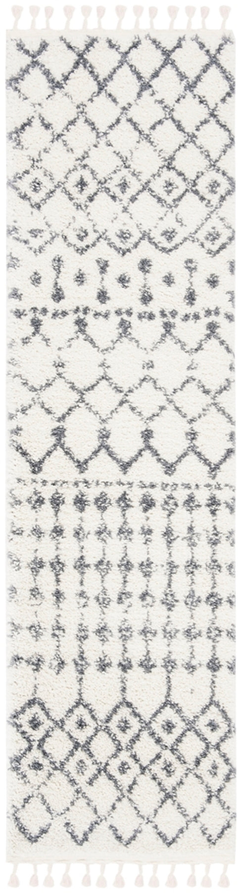 Safavieh Berber Fringe Shag 540 80% Polypropylene + 20% Polyester Power Loomed Shag & Flokati Rug BFG540A-24