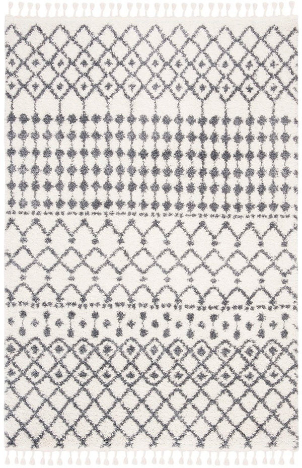 Safavieh Berber Fringe Shag 540 80% Polypropylene + 20% Polyester Power Loomed Shag & Flokati Rug BFG540A-24