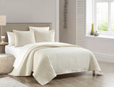 Xavier Beige Queen 3pc Quilt Set