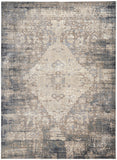 Nourison Kathy Ireland Moroccan Celebration KI3M2 Farmhouse & Country Machine Made Power-loomed Indoor Area Rug Grey/Slate 7'10" x 10'6" 99446712455